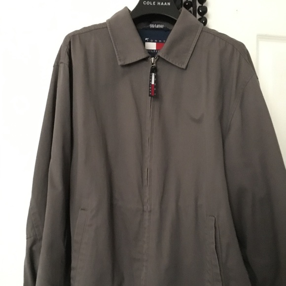 tommy hilfiger nylon harrington bomber